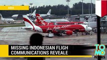 Missing AirAsia flight QZ8501 - Last communications of doomed plane revealed.