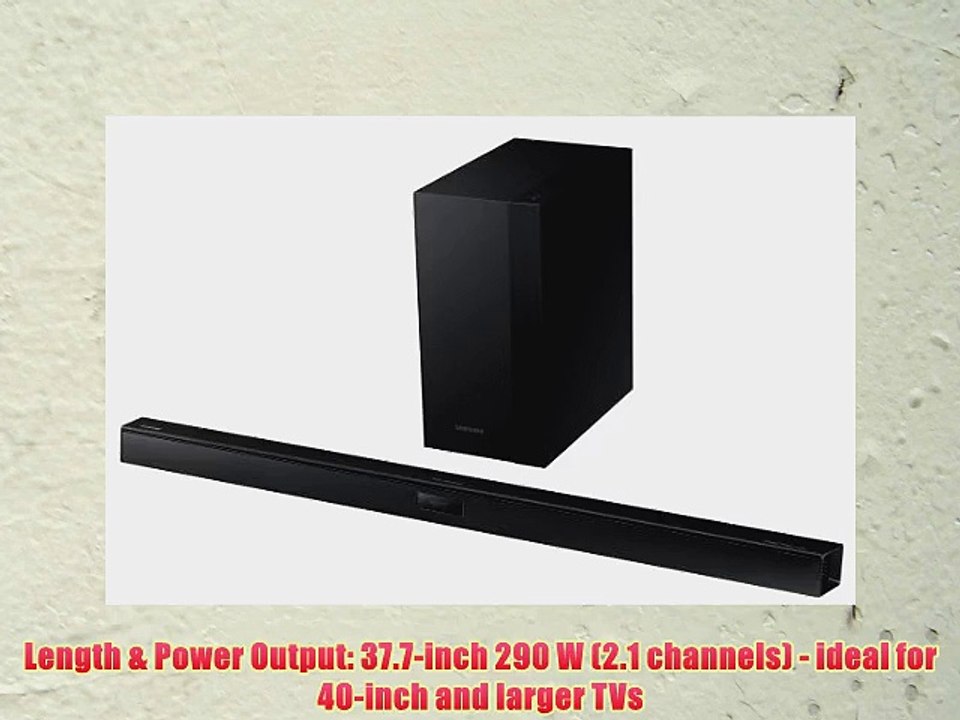 Samsung HW-H450 2.1 Channel 290 Watt Wireless Audio  Soundbar