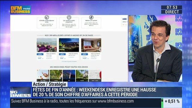 Weekendesk, l'agence de voyages en ligne spécialisée sur le week-end: Laurent Salanié - 30/12