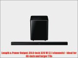 Samsung HW-H550 2.1 Channel 320 Watt Wireless Audio Soundbar