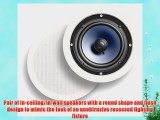 Polk Audio RC60i 2-Way In-Ceiling  Speakers (Pair White)