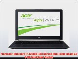 Acer Aspire Black Edition VN7-791G-70Z7 439 cm (173 Zoll) Notebook (Intel Core i7-4710HQ 25GHz