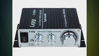 Lepai LP-2020A+ Tripath Class-T Mini Audio Amplifier with Power Supply Black