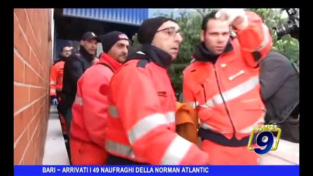 BARI | Arrivati i naufraghi della Norman Atlantic