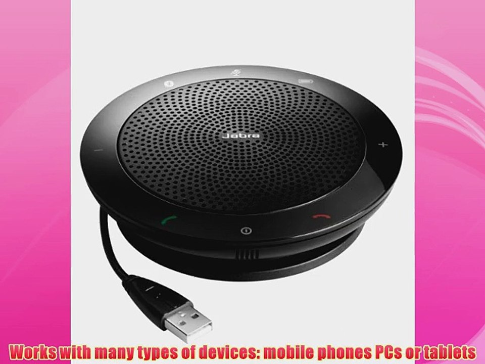 Jabra SPEAK 510 Wireless Bluetooth Speaker for Softphone and Mobile Phone