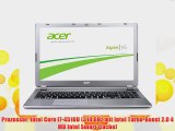 Acer Aspire V5-573G-74518G25aii 396 cm (156 Zoll) Notebook (Intel Core i7 4510U 2GHz 8GB RAM