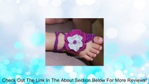 Baby Handmade Crochet Barefoot Sandals Shoes Review