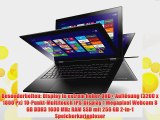 Lenovo Yoga 2 Pro 338 cm (133 Zoll QHD IPS) Convertible Ultrabook (Intel Core i5 4200U 26 GHz