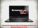 Lenovo G50-45 396 cm (156 Zoll HD TN) Notebook (AMD A8-6410 24 GHz 4GB RAM 500GB HDD Radeon