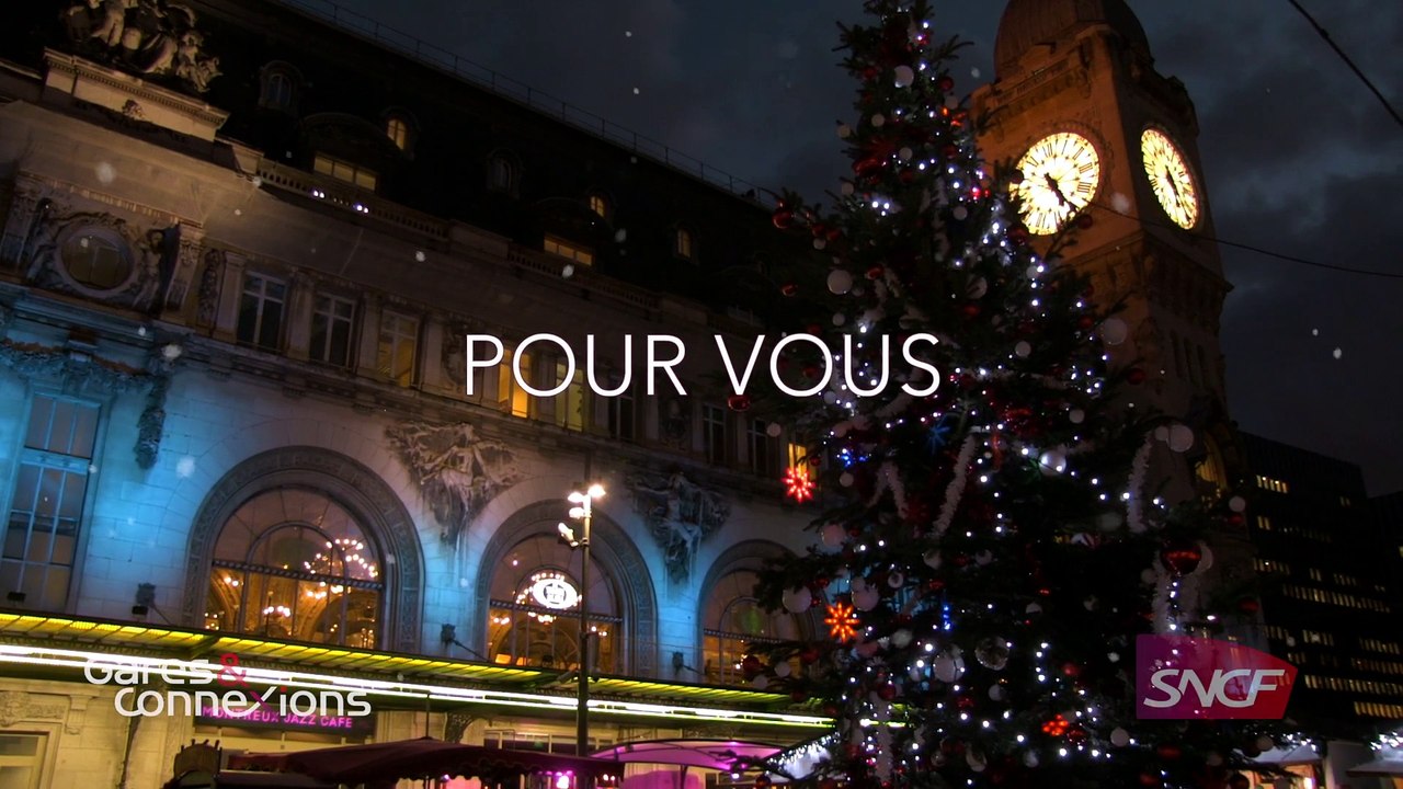 La Gare de Lyon habillée pour les fêtes