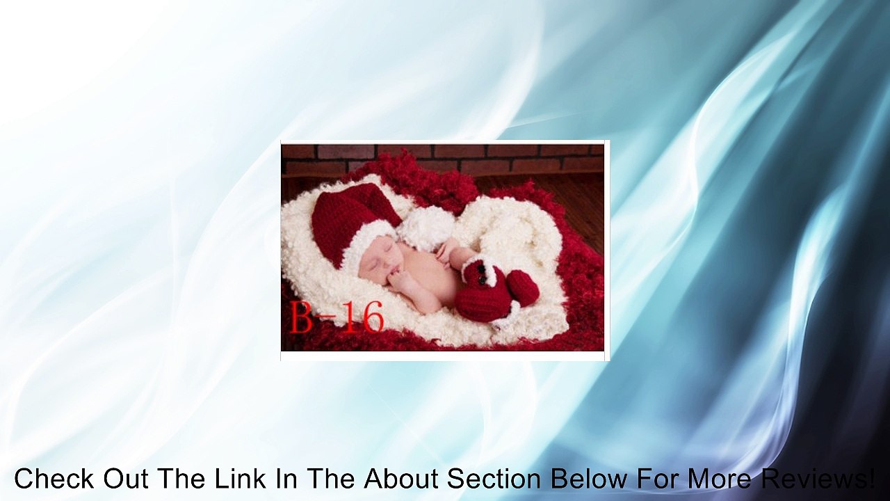 Newborn Baby Photography Prop Crochet Hats and Shoes Baby Crochet Knitted Set Review
