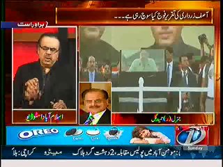 Live With Dr. Shahid Masood (Asif Zardari Ki Taqreer..Army Kiya Soch Rahi Hai??) – 28th December 2014