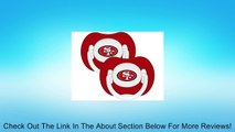 San Francisco 49ers 2-pack Infant Pacifier Set - 2014 NFL Solid Color Baby Pacifiers Review