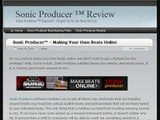 Sonic Producer - How To Create Your Own Beats Online