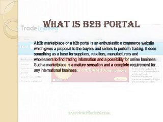 Free Membership on B2B Business Directory -Trade Indeed