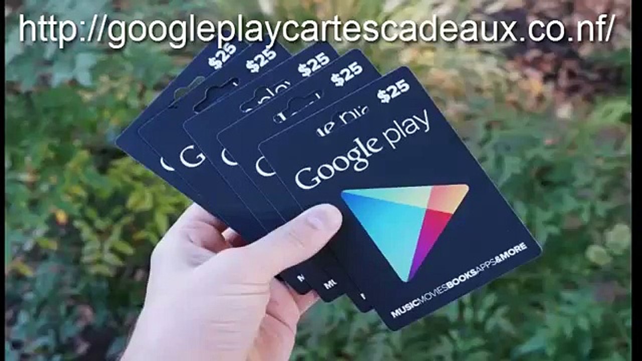 Free Google Play Store $10, $25, $50 Gift Card Codes