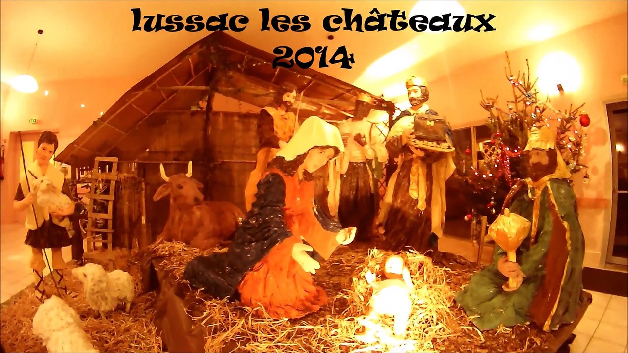 Crêche du foyer logement la noiseraie de lussac les châteaux 30/12/2014