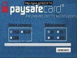 PaySafeCard Code Generator ¤ Keygen Crack   Torrent FREE DOWNLOAD