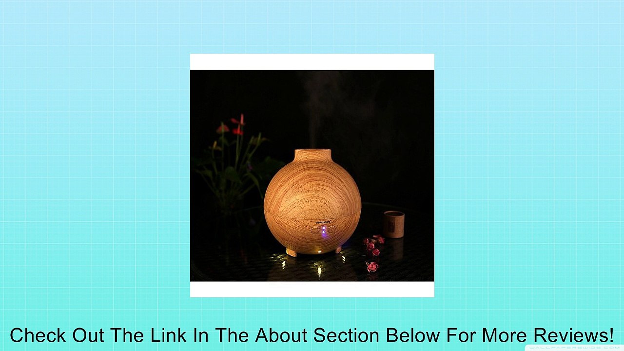OFTEN Ultrasonic Aroma Diffuser Humidifier Aromatherapy Purifier Mute Negative Ion Review
