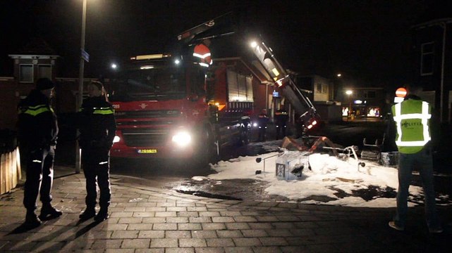 Beelden: opnieuw vuurbult in Hoogkerk - RTV Noord
