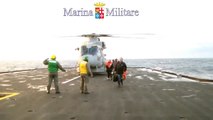 Corfù (Grecia) - Traghetto in fiamme ''Norman Atlantic'' - Elicottero -8- (29.12.14)