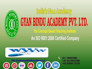 Csir ugc net - gyanbinduacademy