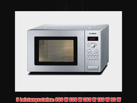 Bosch HMT75M451 Mikrowelle / 17 L / 800 W / silber