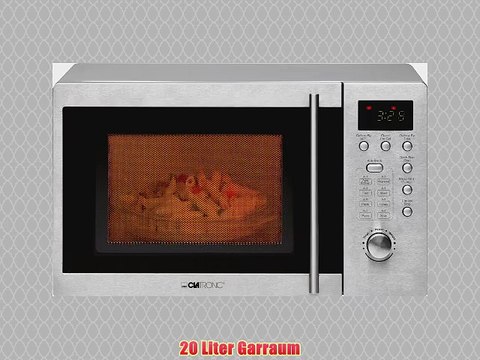 Clatronic MWG 778 U Unterbau-Mikrowelle mit Grill 20 Liter