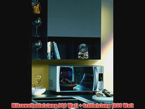 Candy CMG 25D CS Mikrowelle / 900 Watt / Grill 1000 Watt / 25 Liter / verspiegelte Front /