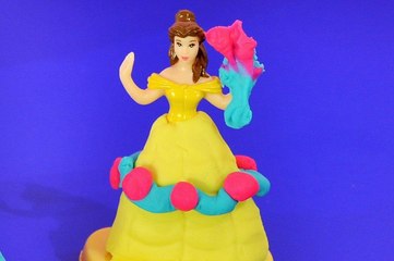 Prenses Belle- PlayDoh Hamur ile elbise yapımı - EvcilikTV