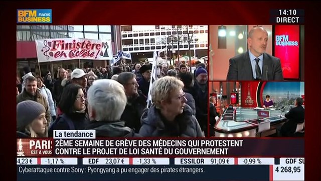 La tendance du moment: La grève des médecins se poursuit et pourrait se prolonger - 30/12
