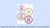 Baby Boy Bow Tie Monthly Onesie Stickers - Baby Photo Prop - Newborn Sticker - Bodysuit Stickers - Mustache Stickers Review