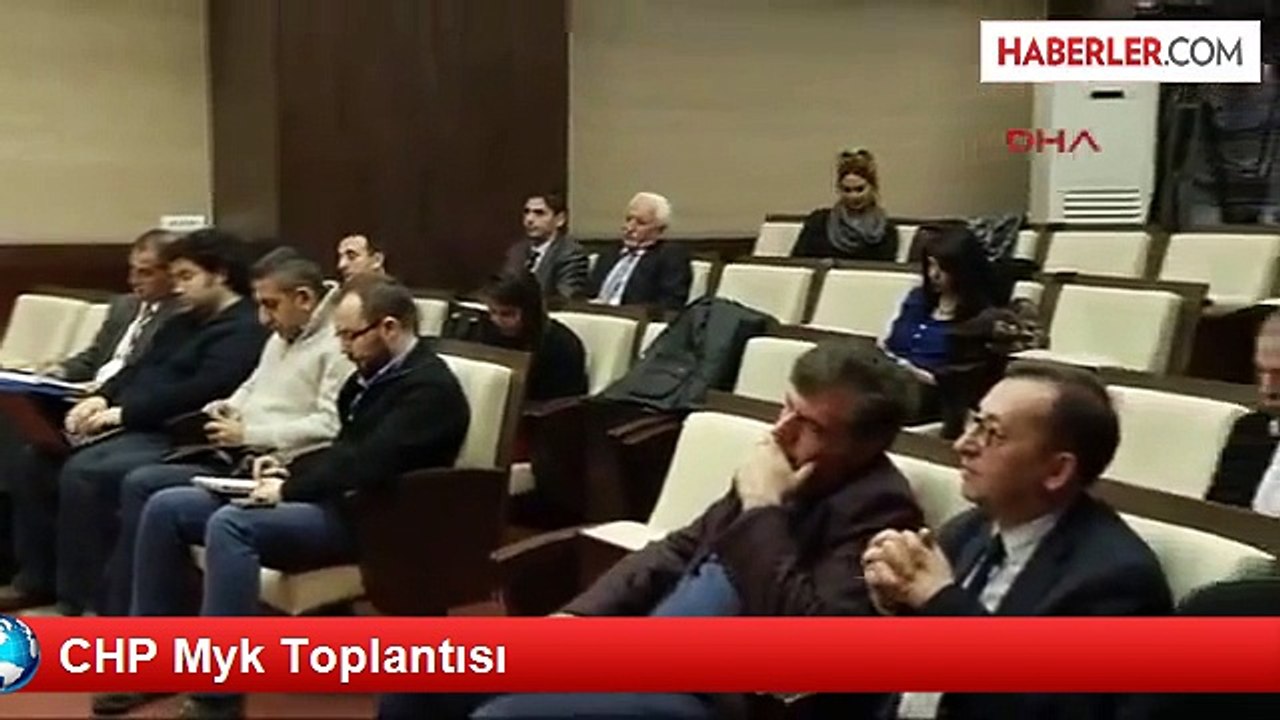 CHP Myk Toplantısı