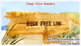 Deep Voice Mastery Rudy Haynes - Deep Voice Mastery By Rudy Haynes