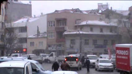 Lapseki İlçesinde Kar Yağışı