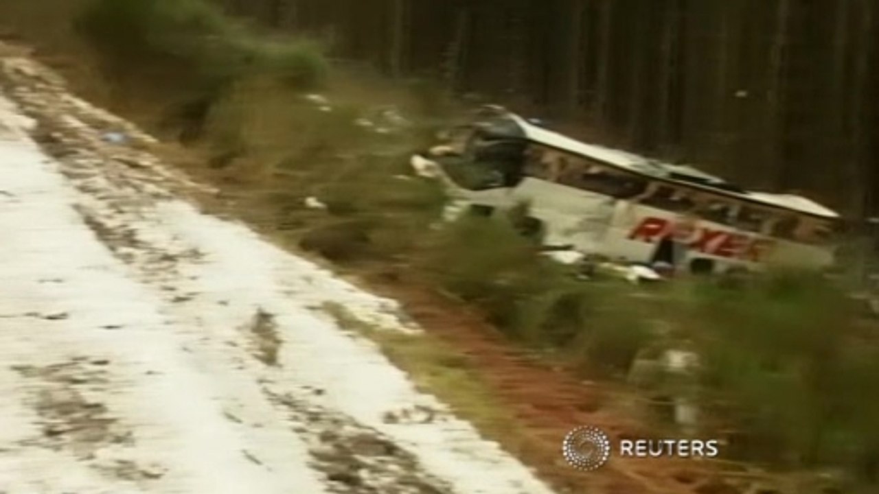 4 killed, 40 injured in bus crash on German highway -- police