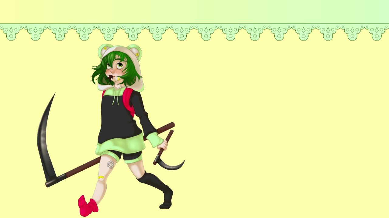 Timelapsed colouring miha the gingerbread eating frog witcher