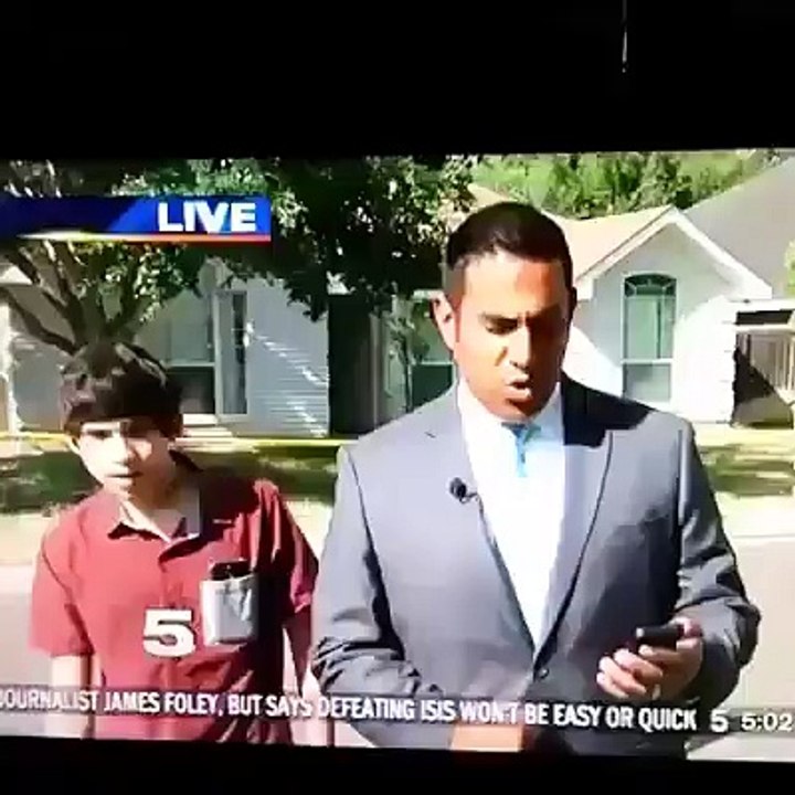 Boy abuses on live broadcast
