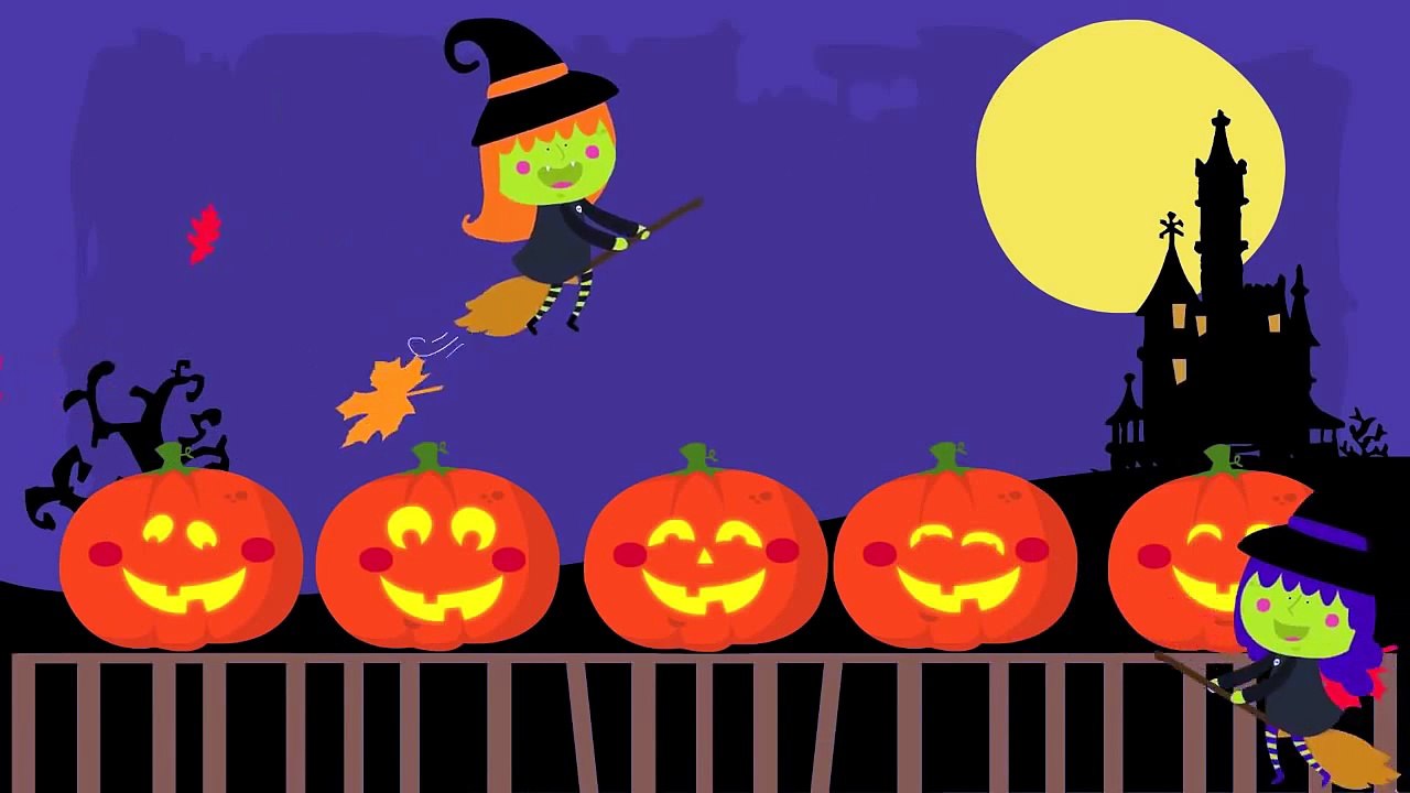 5 Little Pumpkins Sitting on a Gate Halloween Songs for Children