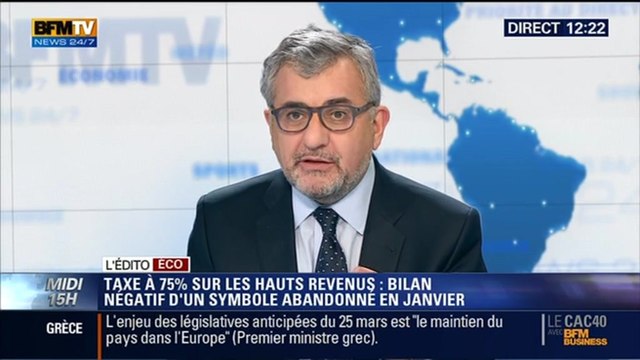 L'Édito éco de Jean-Michel Salvator: Le bilan de la taxe à 75 % est plutôt négatif - 30/12
