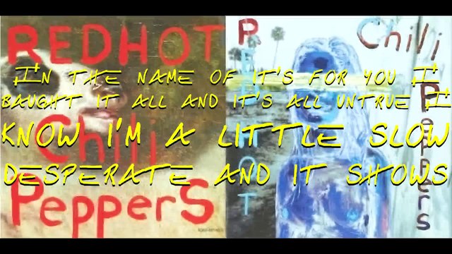 Red Hot Chili Peppers - Eskimo with lyrics
