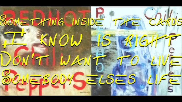 Red Hot Chili Peppers - I Could Die for You with lyrics