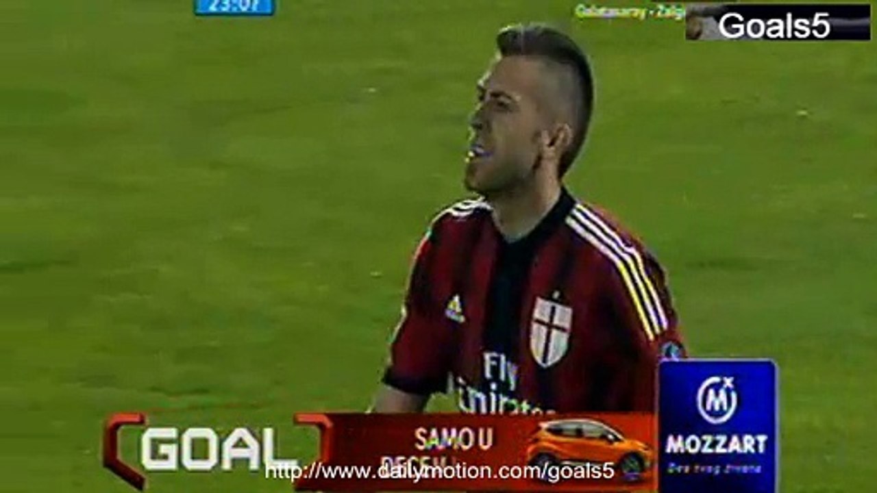 Jeremy Menez Goal Real Madrid vs AC Milan 0-1 Club Friendly 30-12-2014