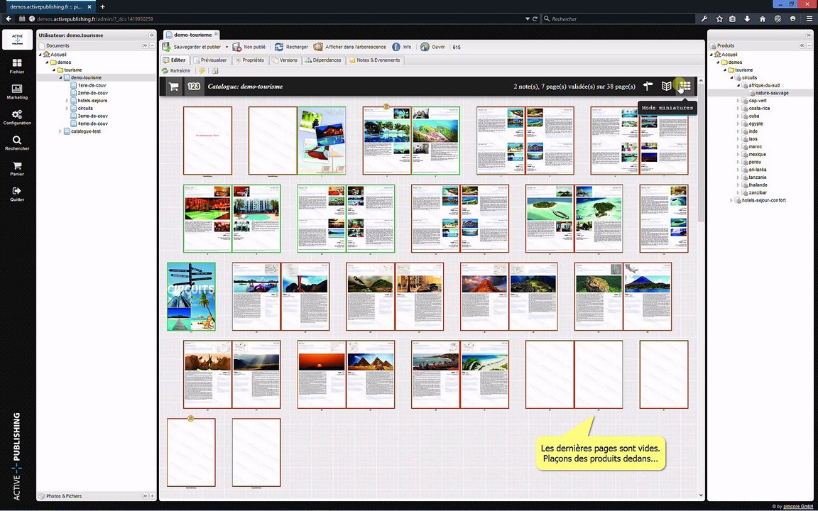 WebToPrint - Générez votre catalogue au format PDF CMJN HD avec repères