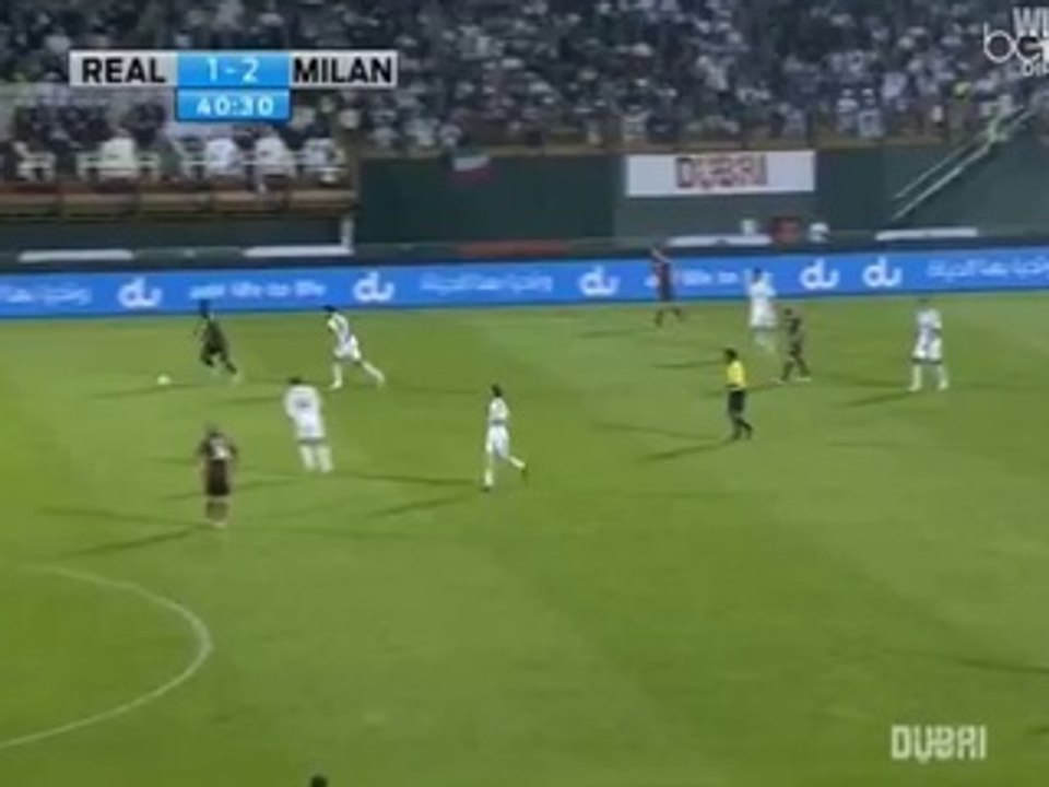 Stephan El Shaarawy Second Goal - Real Madrid vs AC Milan 1-3 ( Friendly Match ) (30/12/2014)