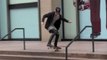 Bieber Perform Skateboard Jumps in NYC