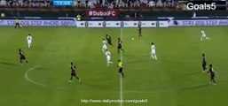 G Pazzini Goal Real Madrid vs AC Milan 1-4 Club Friendly 30-12-2014