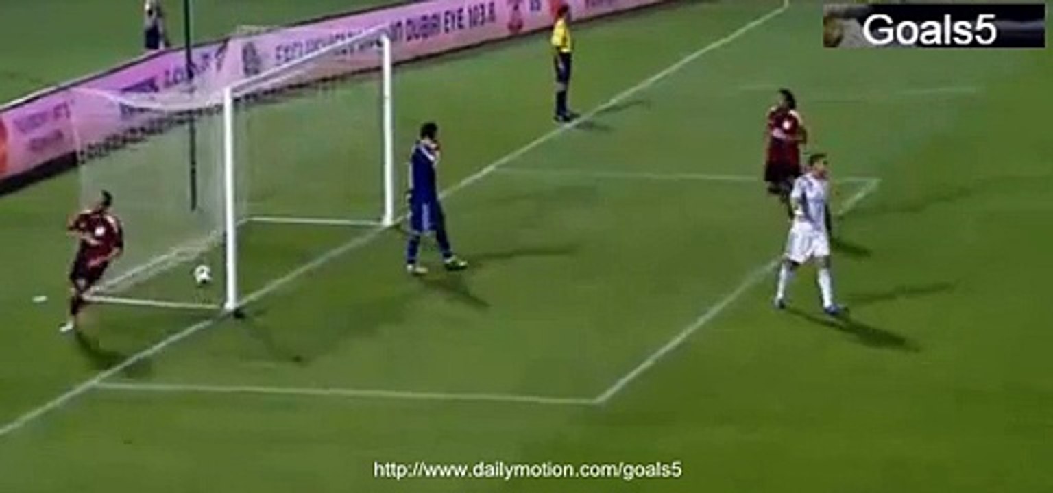 Pazzini amazing Goal Real Madrid 1 - 4 AC Milan Club Friendly 30-12-2014