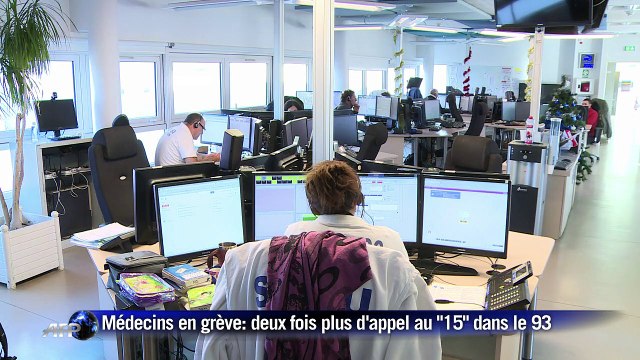 Médecins en grève: deux fois plus d'appels au 15 dans le 93