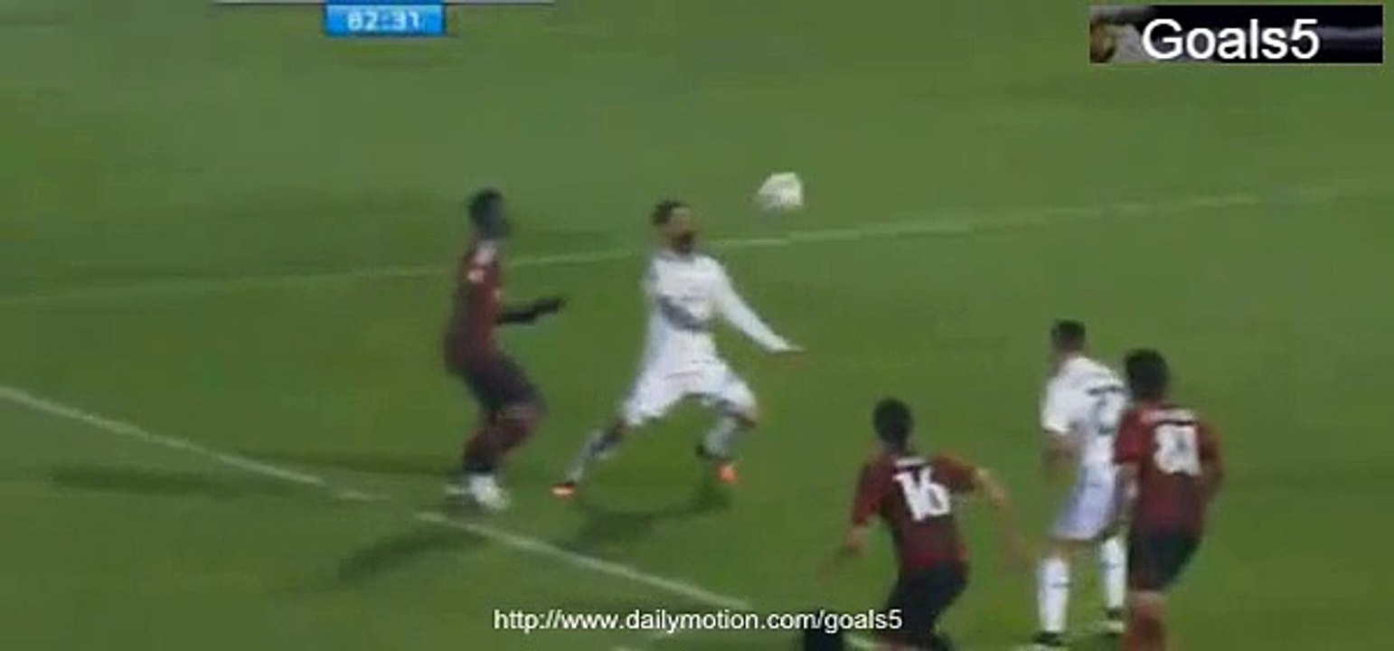 Benzema Goal Real Madrid 2 - 4 AC Milan Club Friendly 30-12-2014